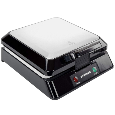 Syntrox Kontaktgrill XXL mit Keramikplatten Thermostat und Edelstahldekor