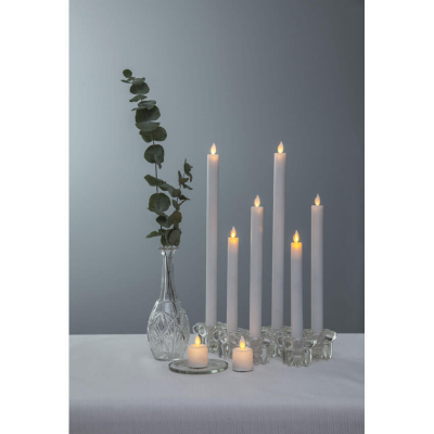 Star Trading LED-Echtwachskerzen-Set M-Twinkle H 240mm