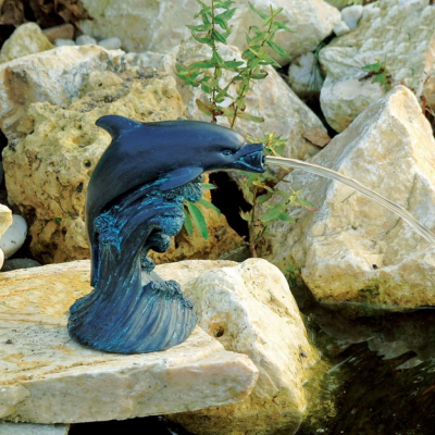 Ubbink Wasserspeier Delfin - Durchm. 9-13 mm - H18 cm
