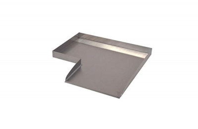 Ubbink Wolga 90°, Bachlauf - Ecke rechts, Inox 304 - H 4 x 48 x 48 cm