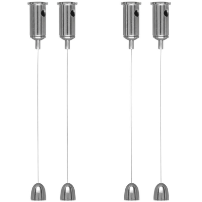 Siku Deckenabhängeset, 4 x 1 Meter Stahldraht