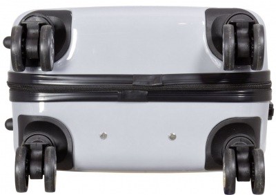 monopol Kofferset 3tlg Reisekoffer Polycarbonat Hartschale Fly the world schwarz