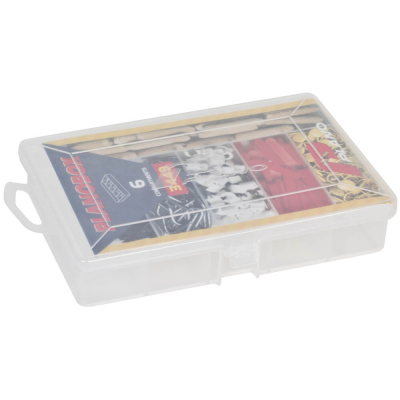 Plano Kleinteilebox, mit Klappdeckel und Verschluss 6 feste Fächer