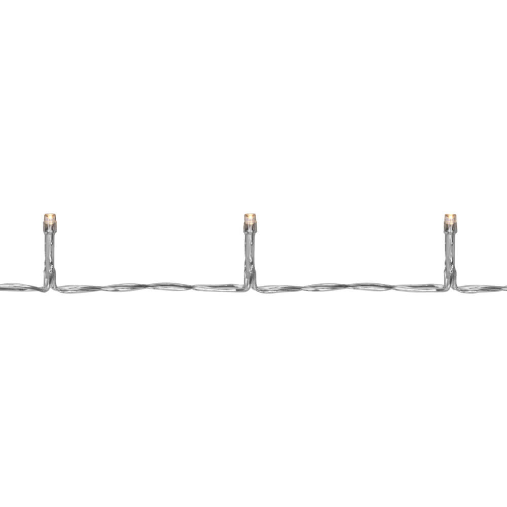 LED-Minilichterkette, 240 warmweiße LEDs, L 18 m, transparentes Kabel
