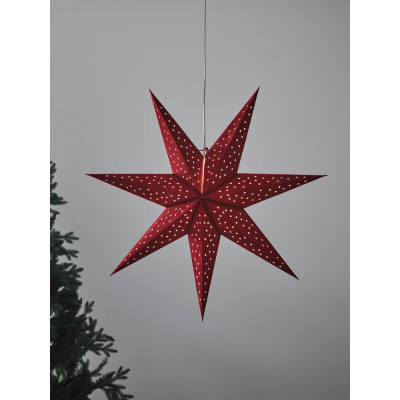Mark Slöjd Weihnachtsstern Clara rot Samt