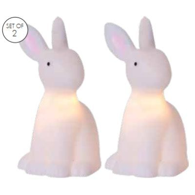STAR Trading LED-Figuren-Set Polly/Hasen 2tlg.