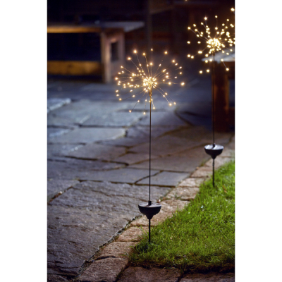 STAR Trading Solar-LED-Stab Firework 90 BS warmweiß