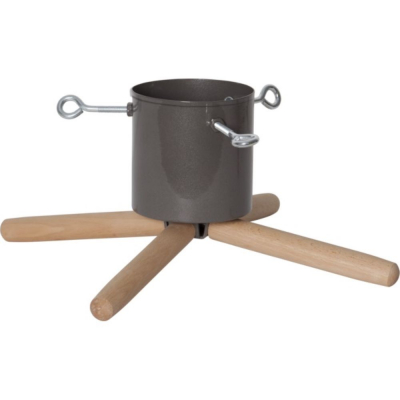 STAR Trading Christbaumständer Granig 3-11cm grau/Holz