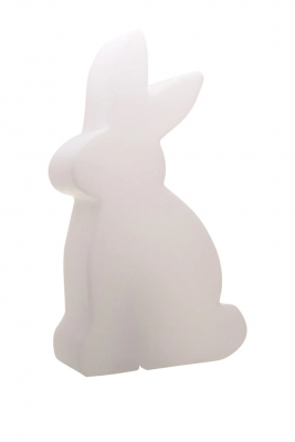 8 seasons - Motivleuchte Shining Rabbit 50cm weiß RGB