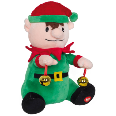 Stofftier Weihnachtself
