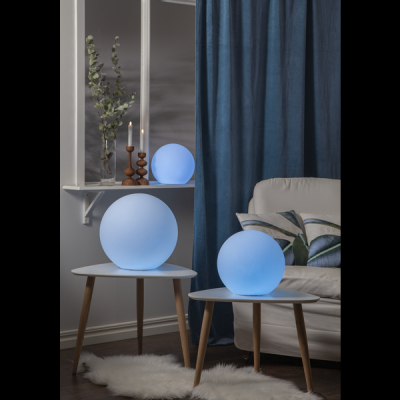 STAR Trading LED-Kugel Twilights 30cm warmweiß/RGB m. FB