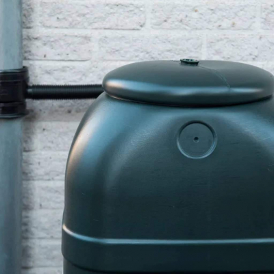 NATURE Regentonnenanschlussset für Fallrohre mit einem Durchmesser von 70 bis 80 mm