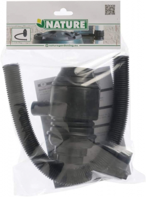NATURE Regentonnenanschlussset für Fallrohre mit einem Durchmesser von 70 bis 80 mm
