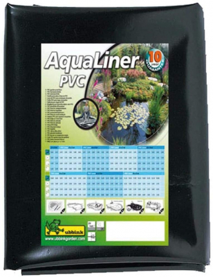 Ubbink AQUALINER - Teichfolie - PVC, als Fertigmaß, gefalten, Stärke 0,5mm - 8 x 10 m