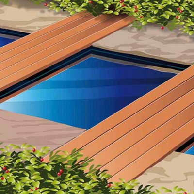 Ubbink QUADRA C2 - Fertigteich - HDPE,  Fassungsvermögen 1500 l