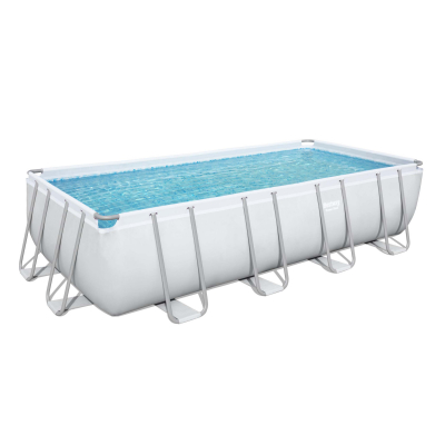 Bestway Power Steel Frame Pool Komplett-Set mit Sandfilteranlage 549 x 274 x 122 cm