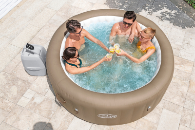 Bestway aufblasbarer LAY-Z-SPA® Whirlpool Palm Springs AirJet™ Ø 196 x 71 cm, rund