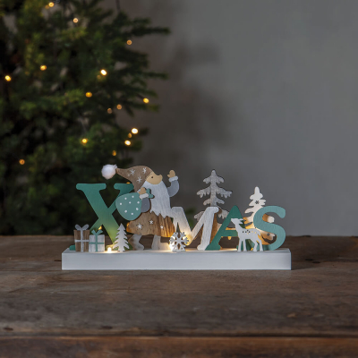 Star Trading LED-Weihnachtsleuchter Reinbek Xmas warmweiße LEDs