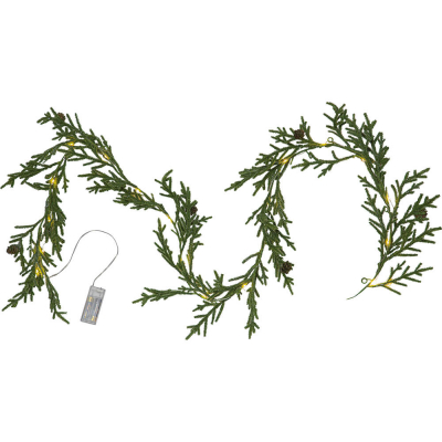 Star Trading LED-Girlande Lummer 20 warmweiße LEDs