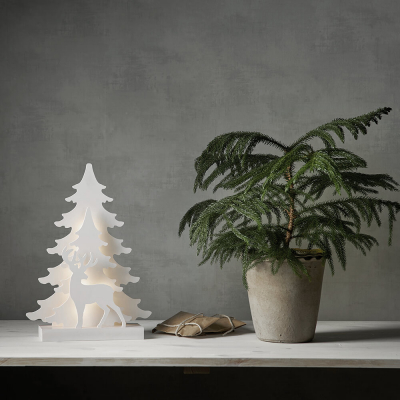 Star Trading LED-Weihnachtsleuchter Grandy Rentier