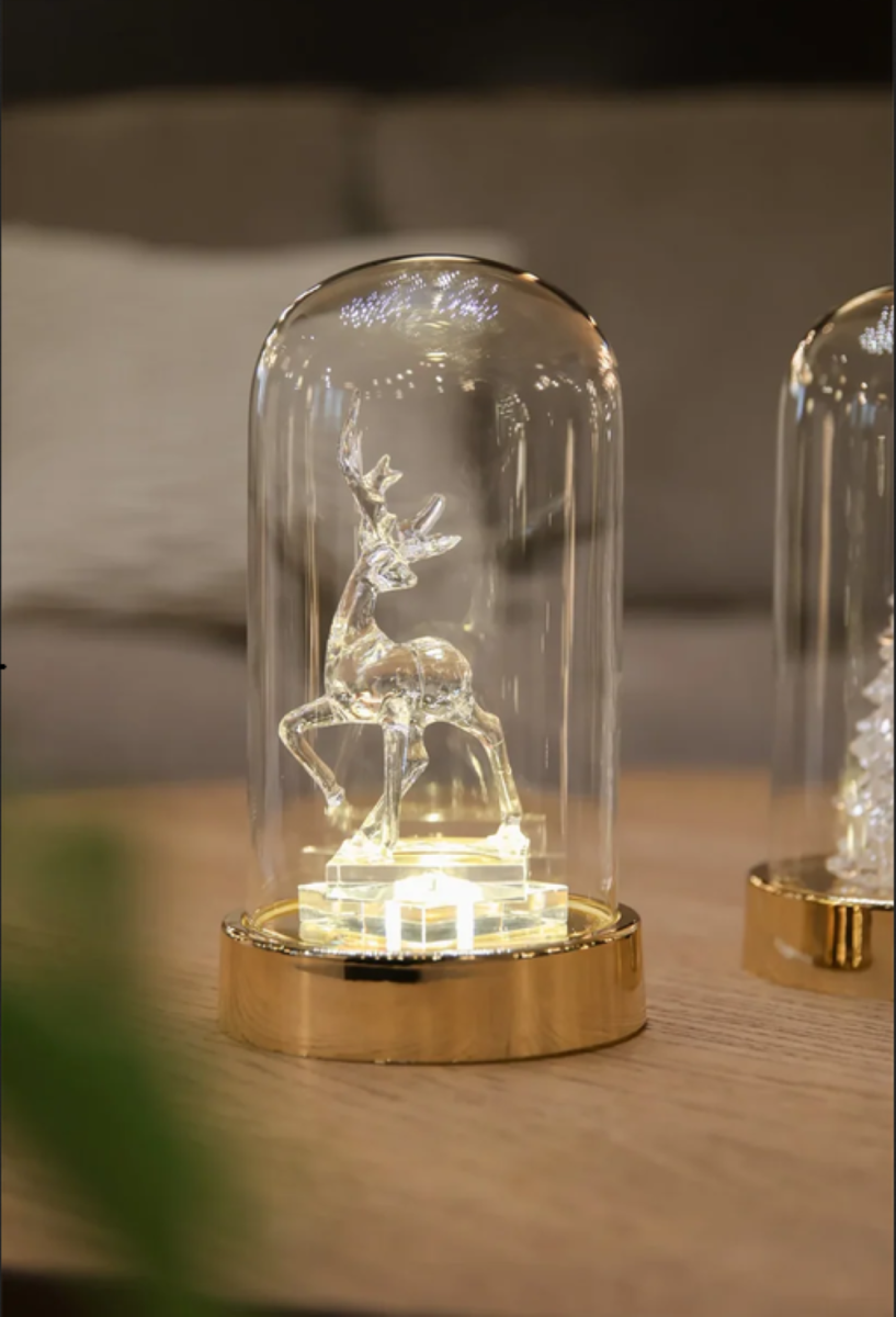 Markslöjd LED-Glocke Rentier, ISLA, 2 warmweiße LEDs
