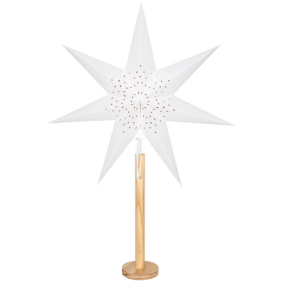 Star Trading Weihnachtsstern Elice Holz natur