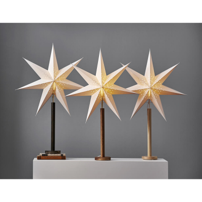 Star Trading Weihnachtsstern Elice Holz eiche