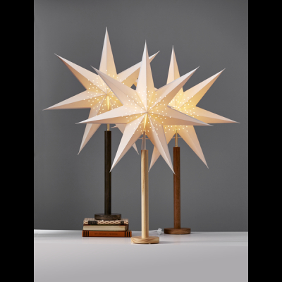 Star Trading Weihnachtsstern Elice Holz eiche