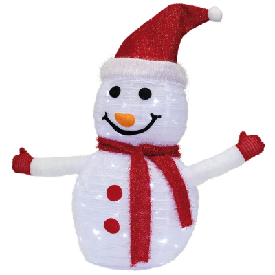 Star Trading LED-Figur Tecidy Schneemann