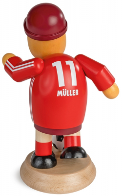 Räuchermann, Müllerchen Fussballer, 12x18 Cm