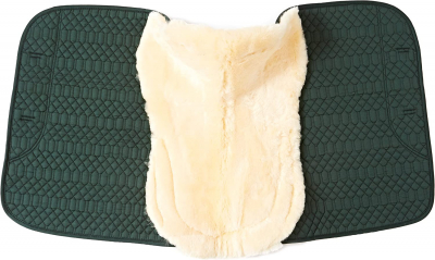 Engel Schabracke Fellrand vorn und hinten Vielseitigkeit / Springen grün med. nat.