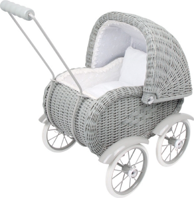 Small Foot Puppenwagen Vintage grau