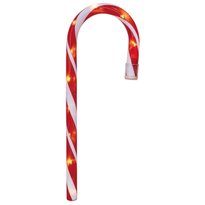 Zuckerstange mit warmweißen LEDs, Batteriebetrieb