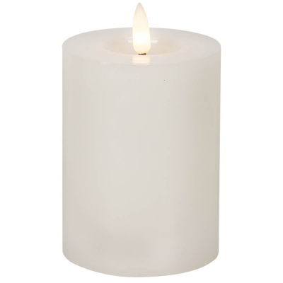 Star Trading LED-Echtwachskerze Flamme Flow, H 125 mm