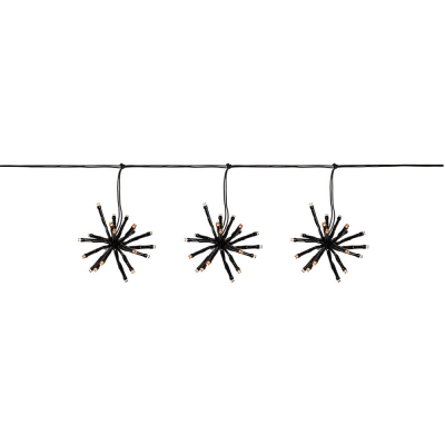 Star Trading LED-Minilichterkette Flower Curtain, 10 Cluster