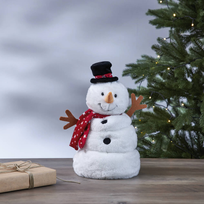 Star Trading Weihnachtsfigur Schneemann Merry Pal, Bewegung und Musik