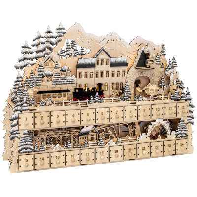 LED-Adventskalender XL, warmweiße LEDs