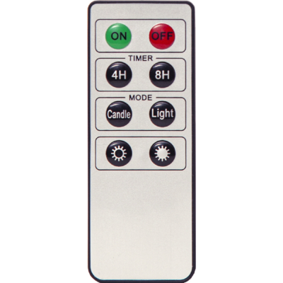 STAR Trading LED-Weihnachtsbaumkerzen kabellos FLAMME 10 BS ww innen