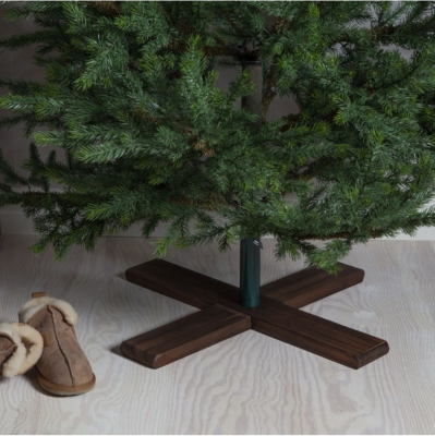 STAR Trading Christbaumständer Granig bis 3cm grün/braun