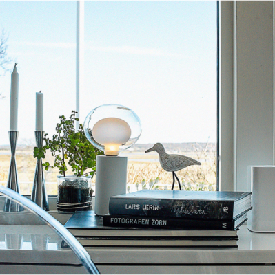 STAR Trading Leuchte Tub 15cm E27 mit Schalter weiß