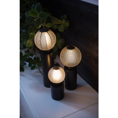 STAR Trading Leuchte Tub 15cm E27 mit Schalter schwarz