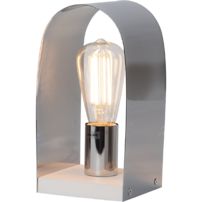 STAR Trading Leuchte Nobel E27 m. Schalter weiß/chrom