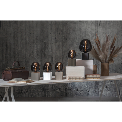 STAR Trading Leuchte Box 10cm E27 mit Schalter schwarz