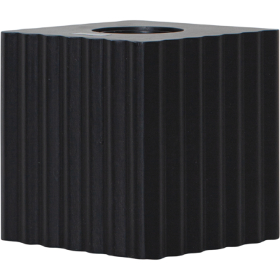 STAR Trading Leuchte Box 10cm E27 mit Schalter schwarz