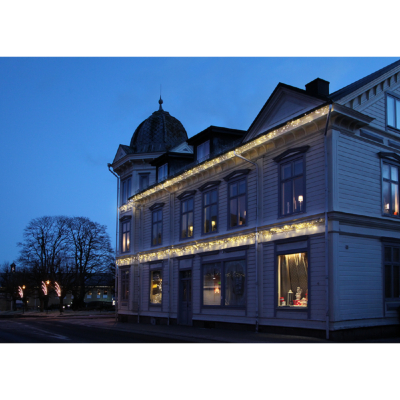 STAR Trading LED-System LED Eis-Lichtvorhang 50 BS warmweiß/schwarz