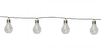 STAR Trading Solar-LED-Lichterkette Glow 10x5 BS warmweiß außen