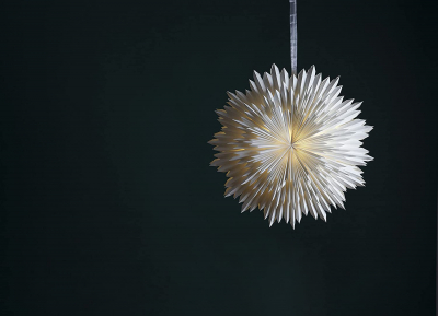 STAR Trading Stern Papier Ice 70cm weiß innen ohne Beleuchtung