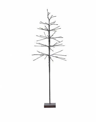 STAR Trading LED-Baum SNOWFROST TREE 63 BS warmweiß/braun innen