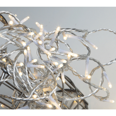 STAR Trading Micro-LED-Lichterkette 180 BS ww/transparent außen