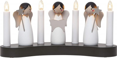 STAR Trading Leuchter Holz Angel Choir 4 BS